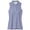 Womens Banded Sport Mesh Links Print Sleeveless Button Polo Orange Sorbet