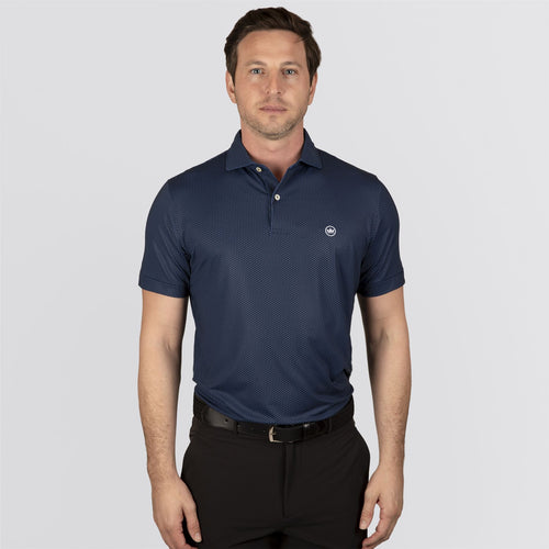 Fermate Performance Jersey Polo Navy