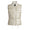 Womens Circle G'S Coated Nylon Quilted Puffer Vest Stone