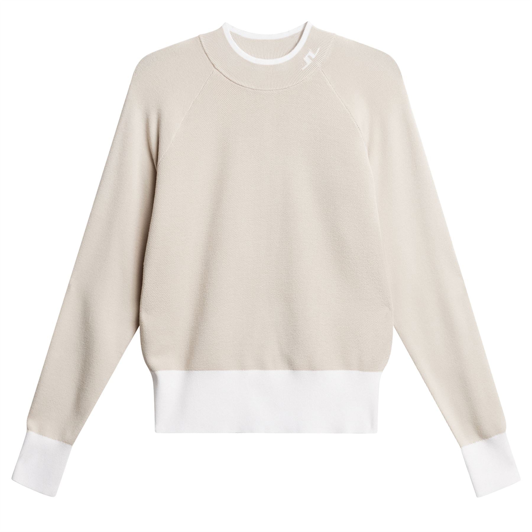 Womens Zoe Poly Blend Knitted Sweater Moonbeam