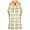 Womens Course to Court Sleeveless Polo Yellow Dawn Plaid