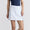 Womens Side Stripe Stretch Scuba Skort Snow
