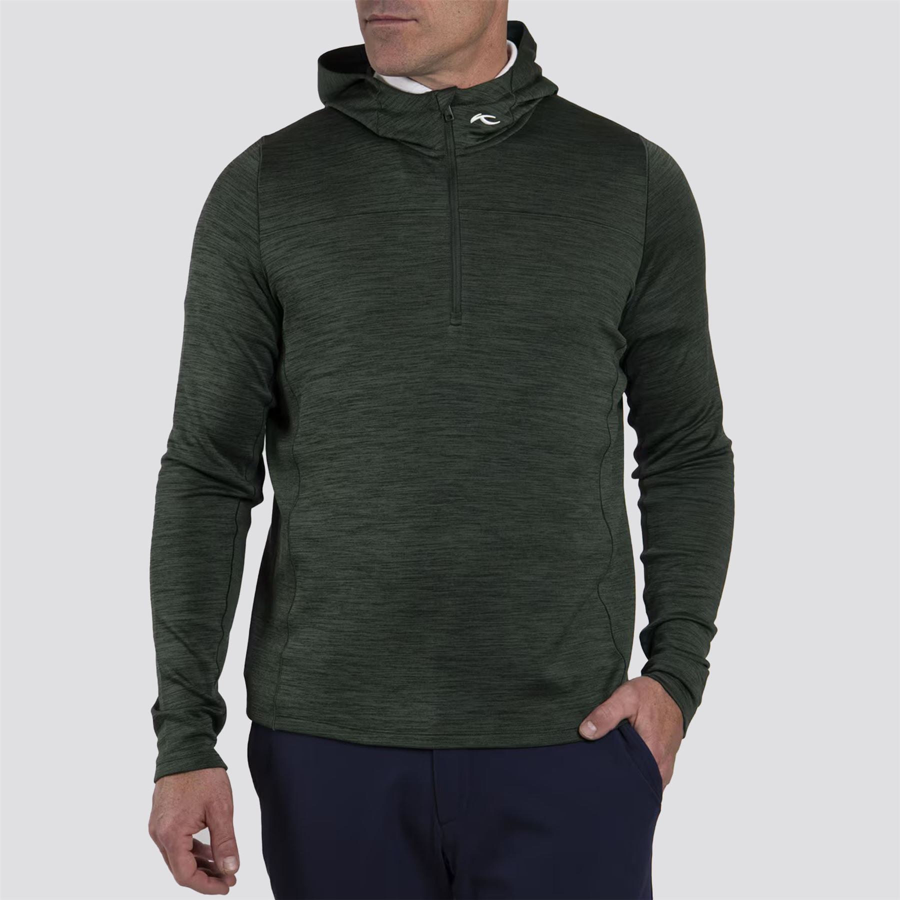 Liam Hooded Half Zip Mid Layer Canopy