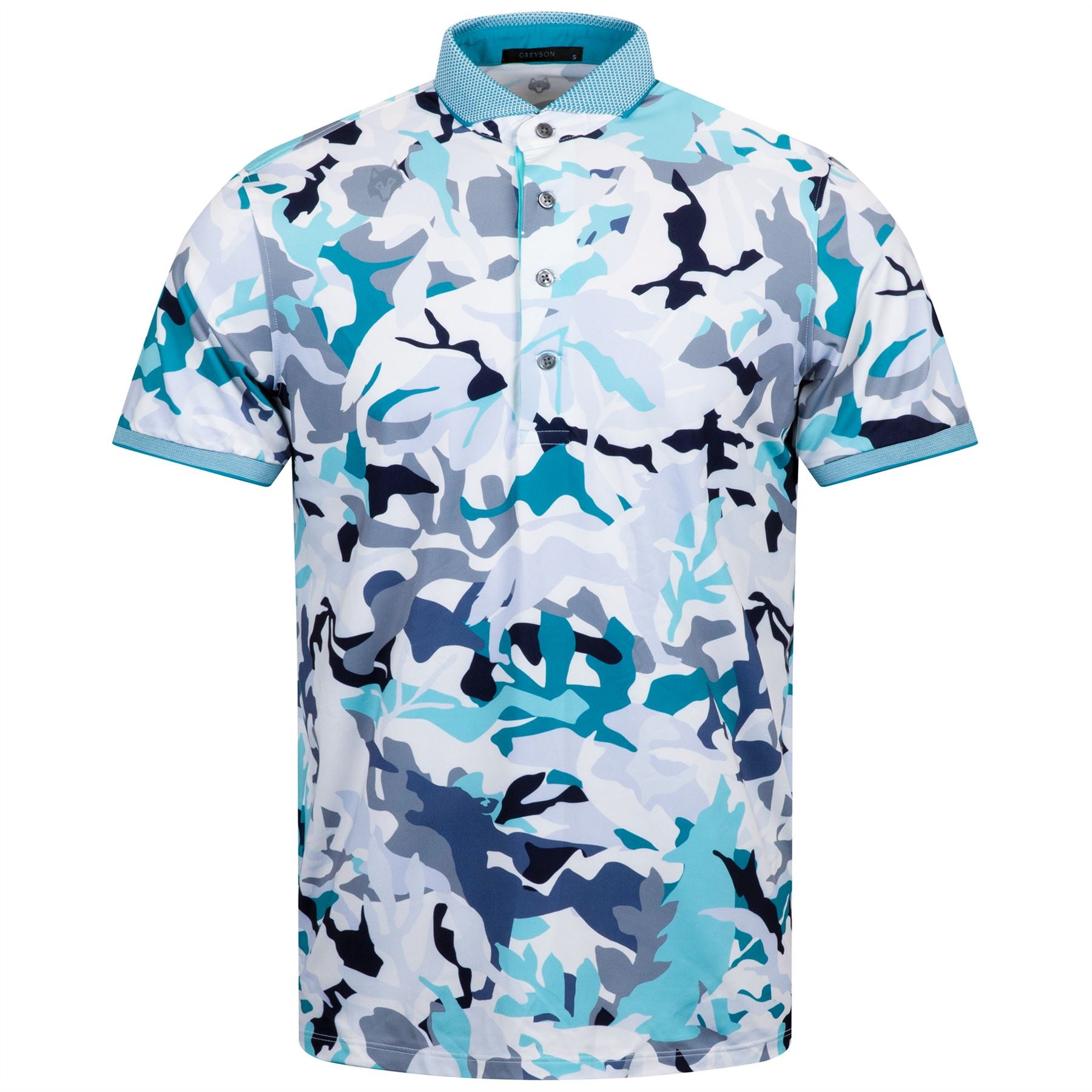Forest Camo Polo Cyano