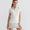 Womens Keswick Zip Neck Polo Ivory/Pebble
