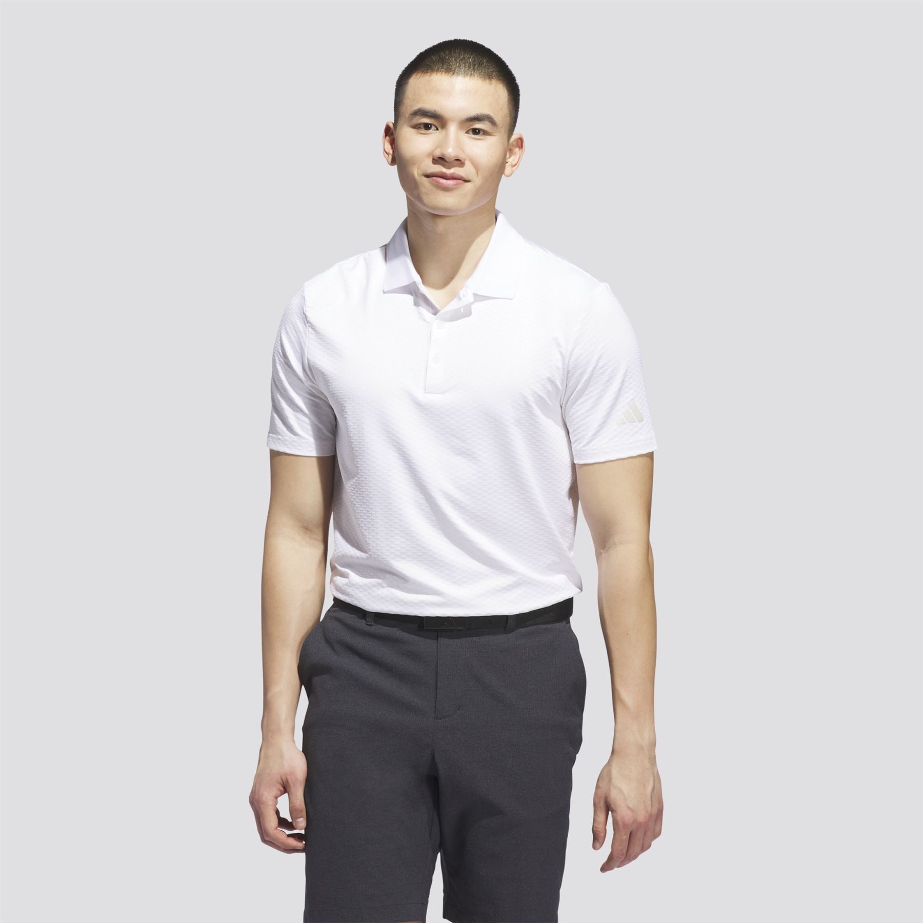 Beyond The Course Textured Polo White