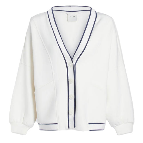 Womens Decker Off Court Cardigan White