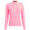 Womens Colour Block Collar Silky Tech Nylon Quarter Zip Polo Candy