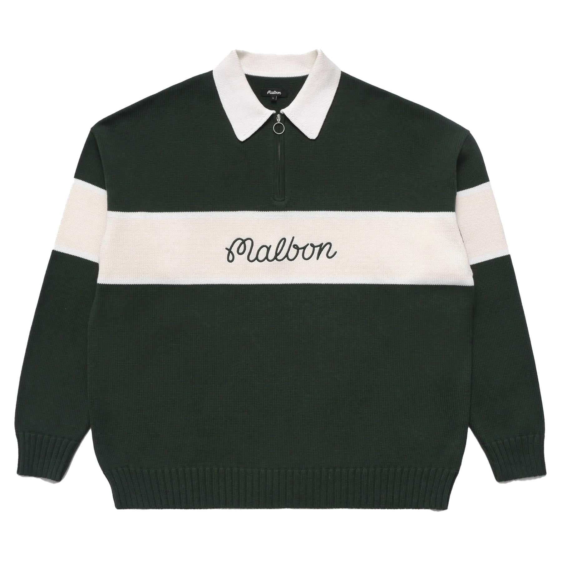 Bennett Knitted Polo Forest