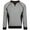 Hynds Raglan Crewneck Sweater Light Gray Heather/Charcoal