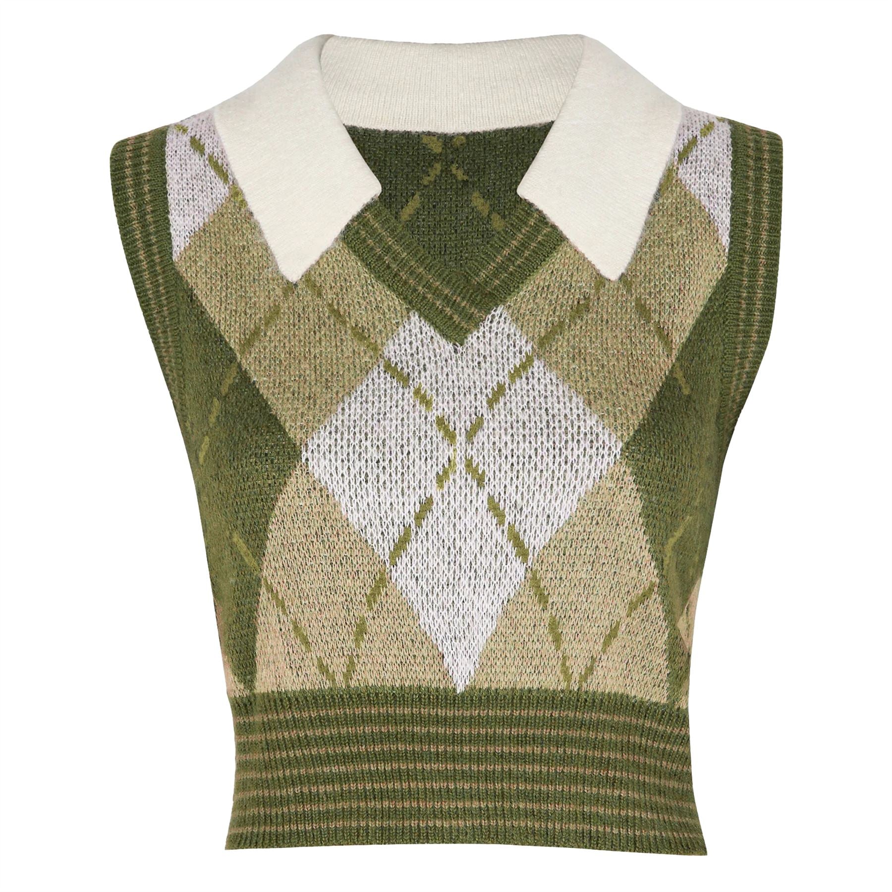 Womens Renee Vest Olive Multi