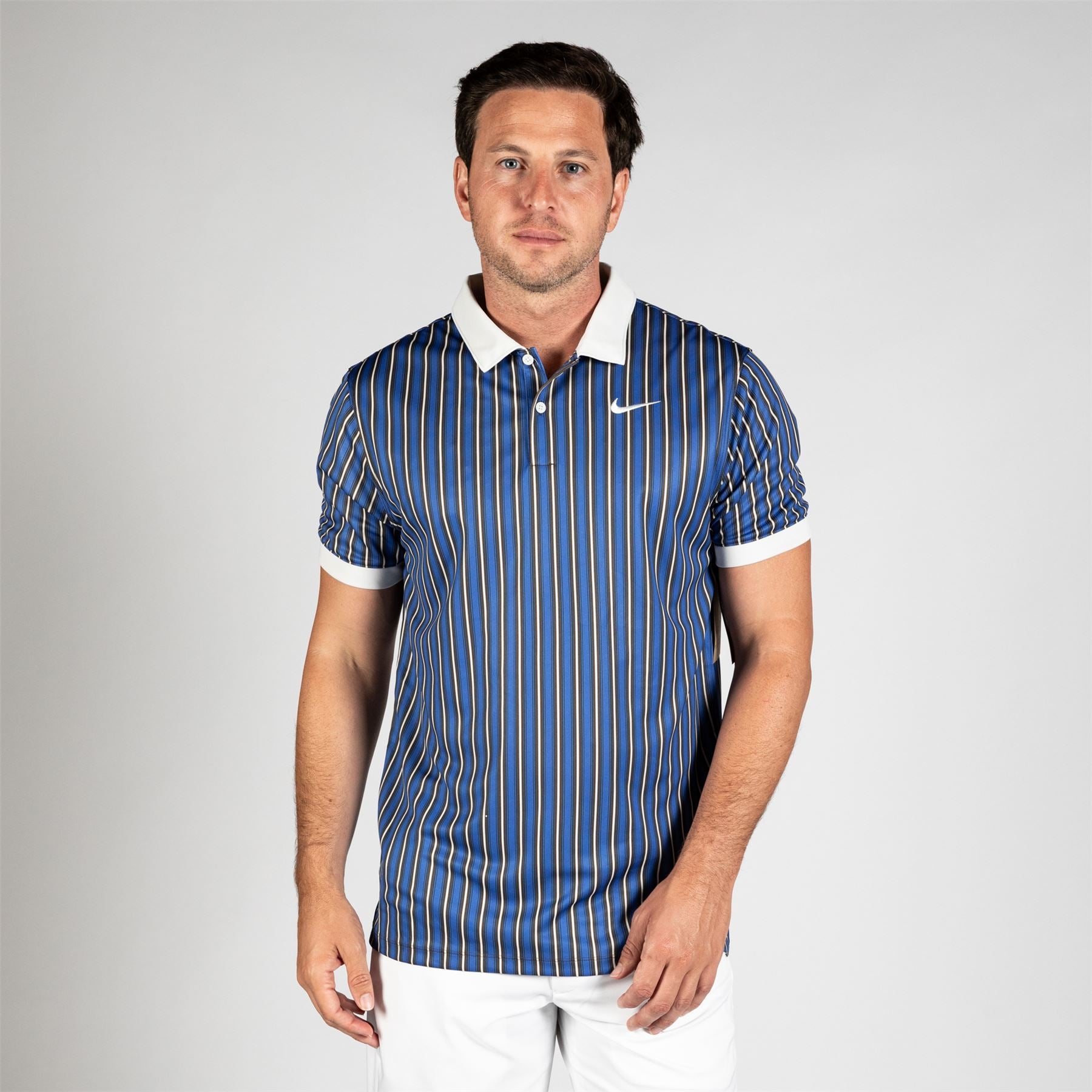 Dri-FIT Victory+ Novelty Polo Comet Blue/Photon Dust/White