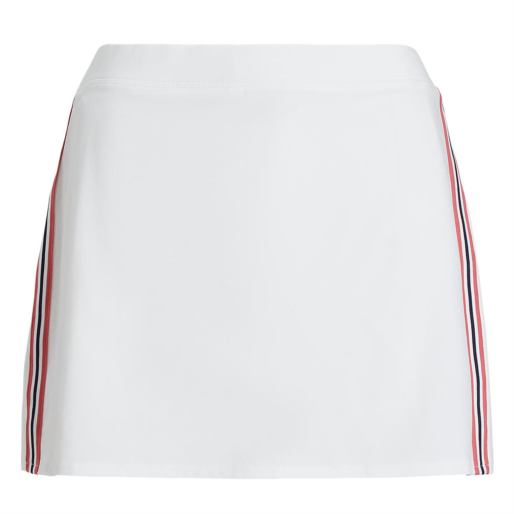 Womens RLX 15-Inch Pleated Back Skirt Ceramic Black/Red Sky/White