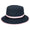 Womens Ribbon Bucket Hat Navy/Pink Stripe