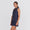 x AP Womens Jacquard SL Polo Deep Navy