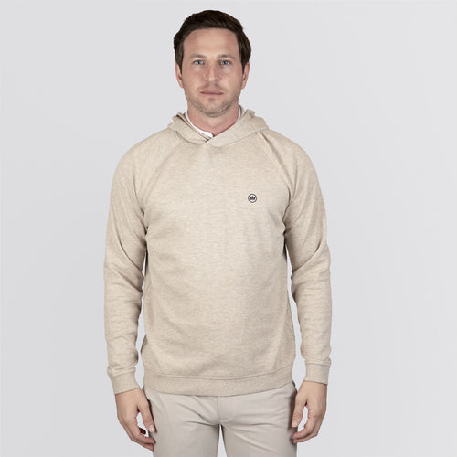 Crown Comfort Knit Hoodie Stone