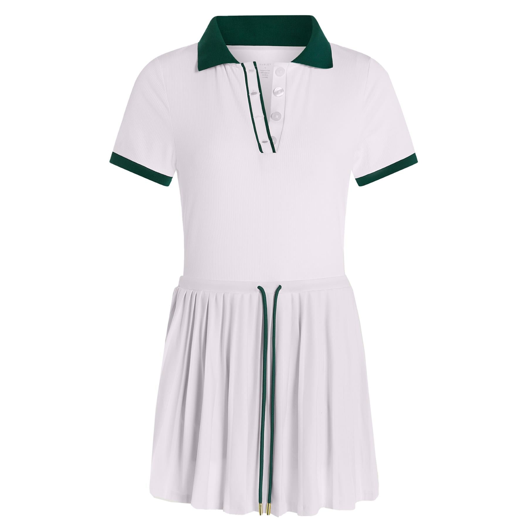Womens Paloma Court 30 Dress White/Forest