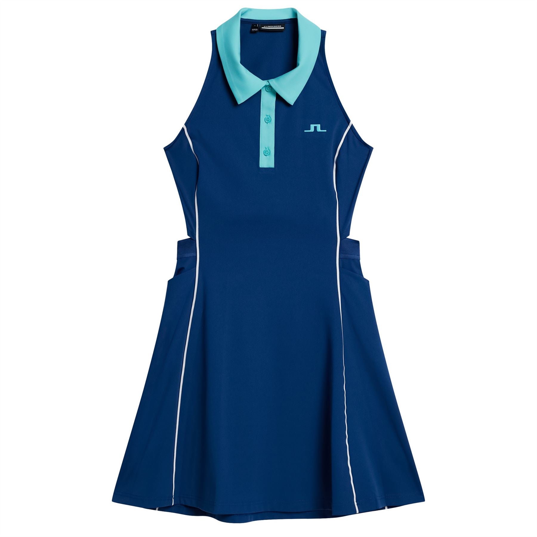 Womens Nadia Sleeveless Sport Jersey Dress Estate Blue