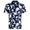 Blur Floral Tech Jersey Polo Twilight