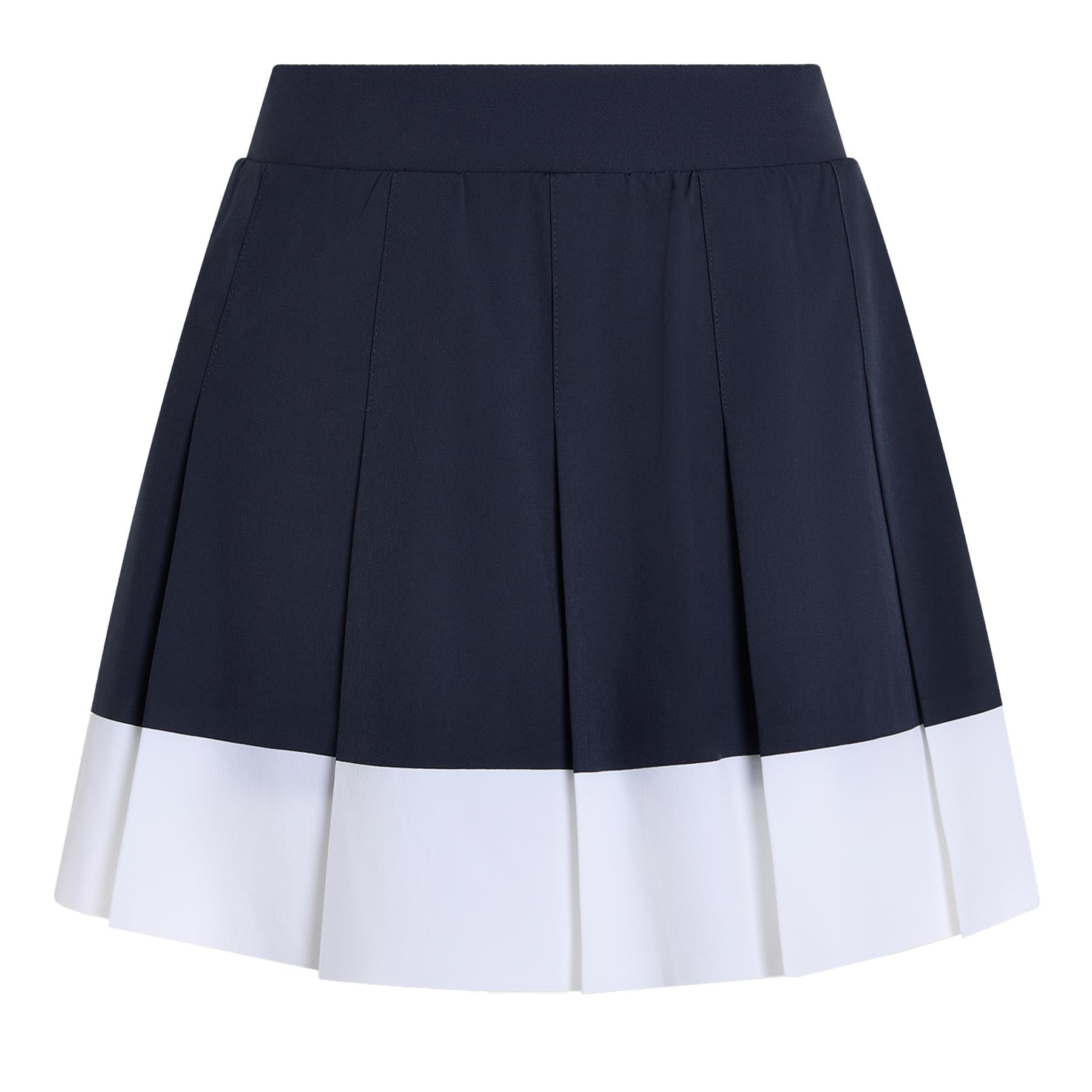 Womens Chase 14.5 Inch Mid Rise Skort Blue Nights/White