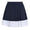 Womens Chase 14.5 Inch Mid Rise Skort Blue Nights/White