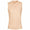 Womens Sleeveless Keyhole Top Scored/Bisque