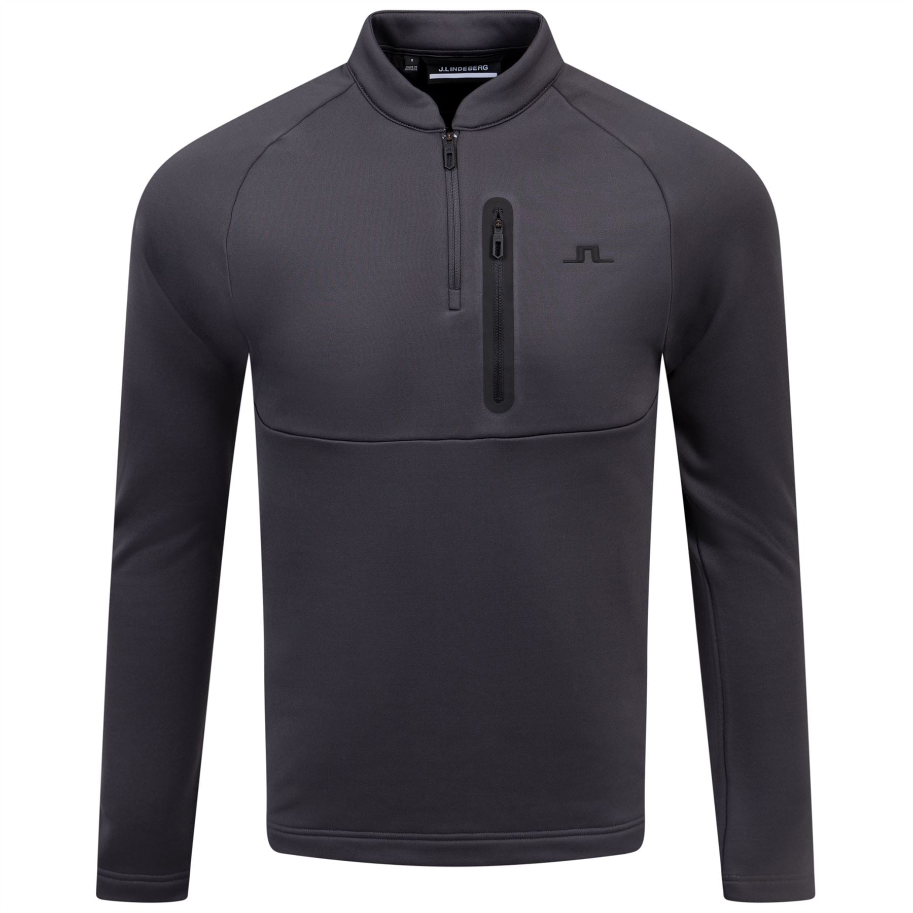 Adam Quarter Zip Mid Layer Asphalt
