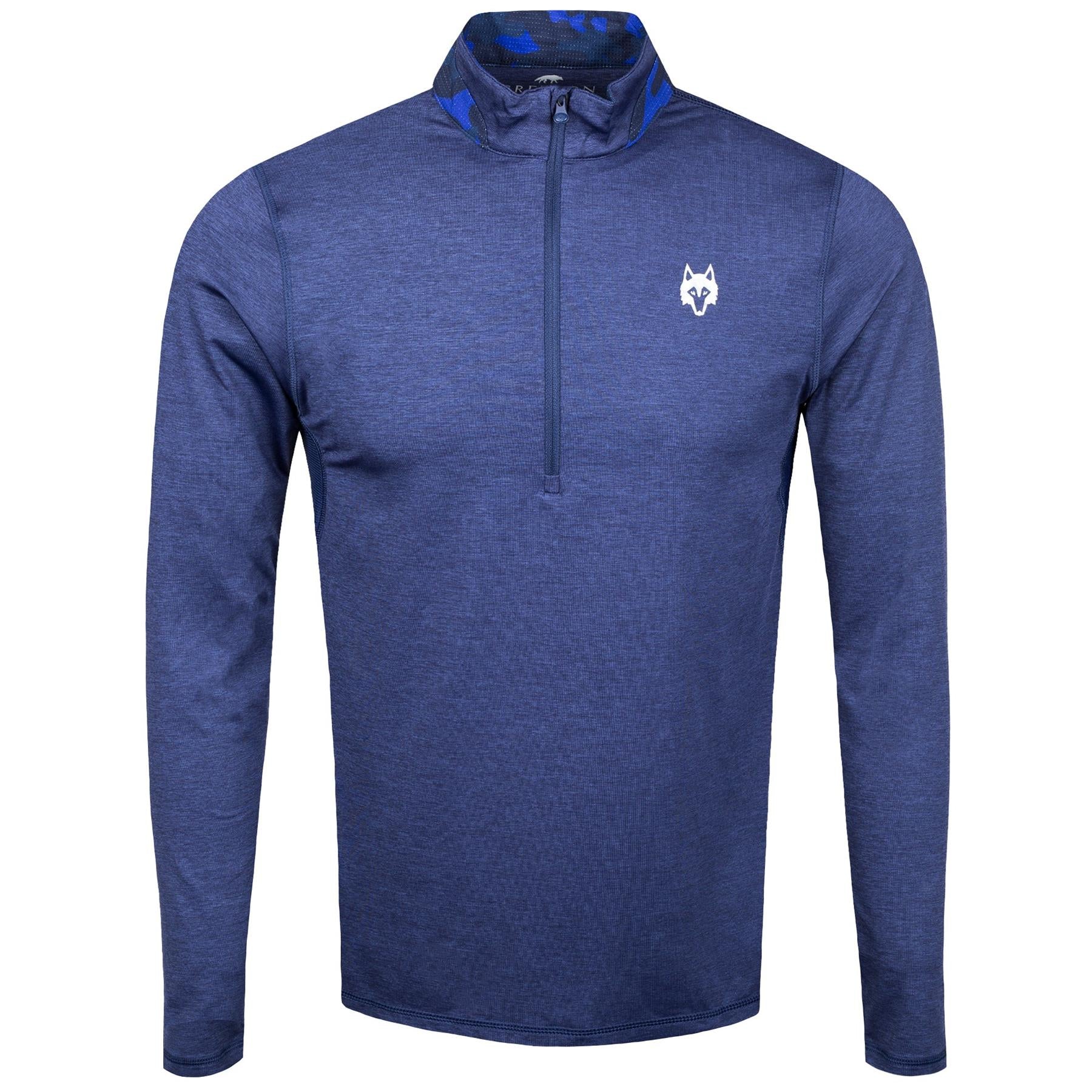 Guide Sport Quarter Zip Maltese Blue