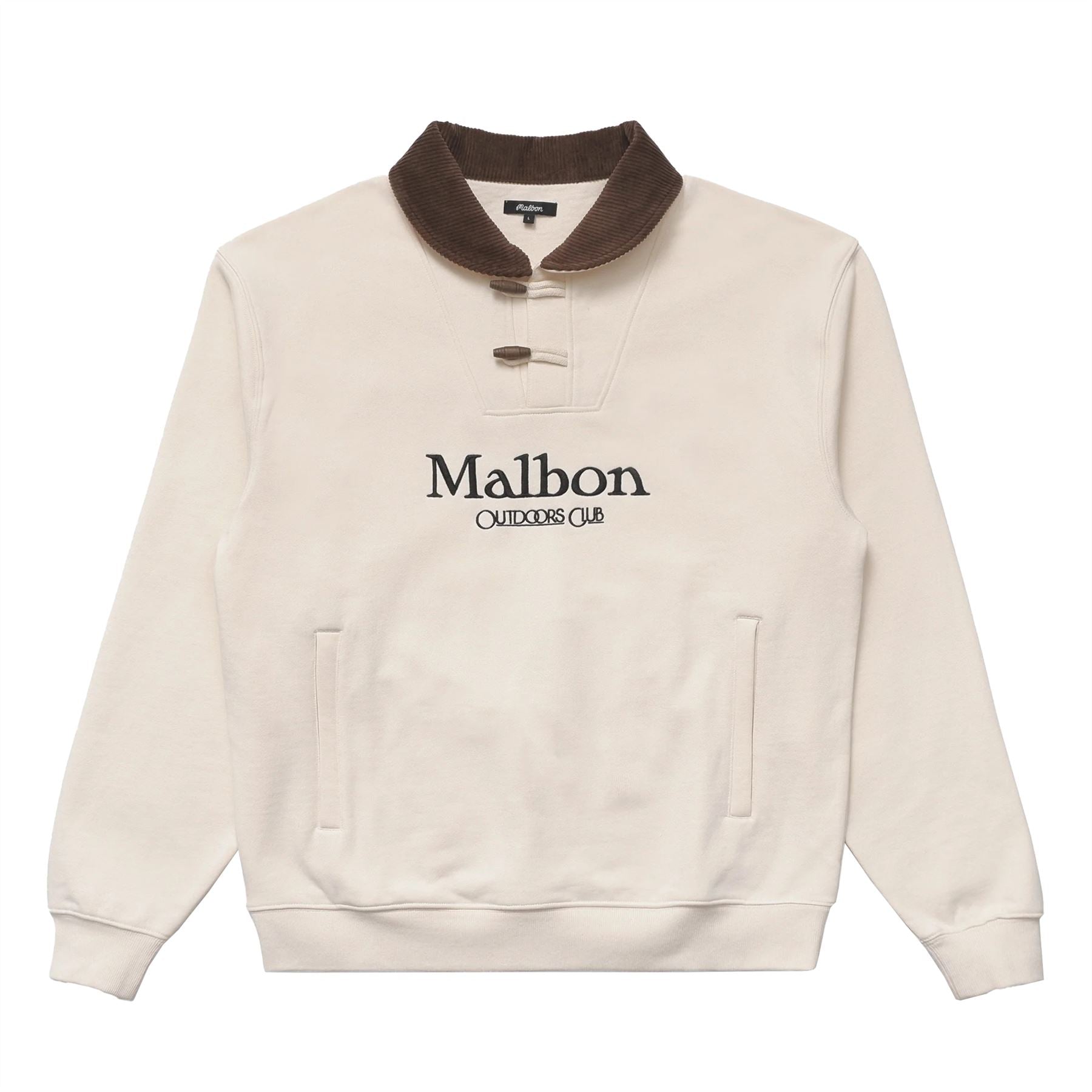 Flint Shawl Crewneck Ivory