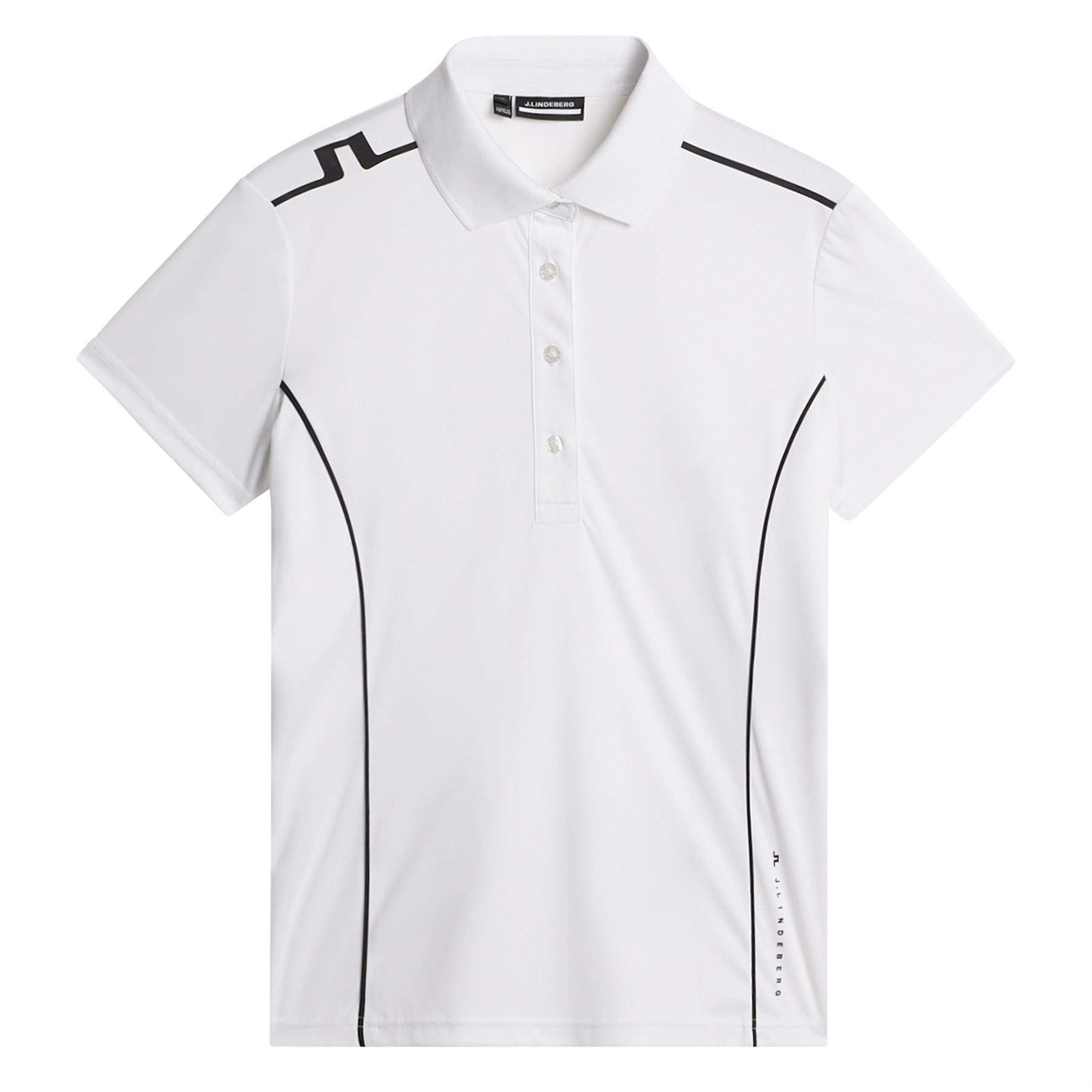 Womens Leyla Biograde Jersey Polo White