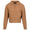 Womens Cashmere Half Zip Cardigan Camel