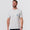 Travel Diary Tee Heather Light Grey