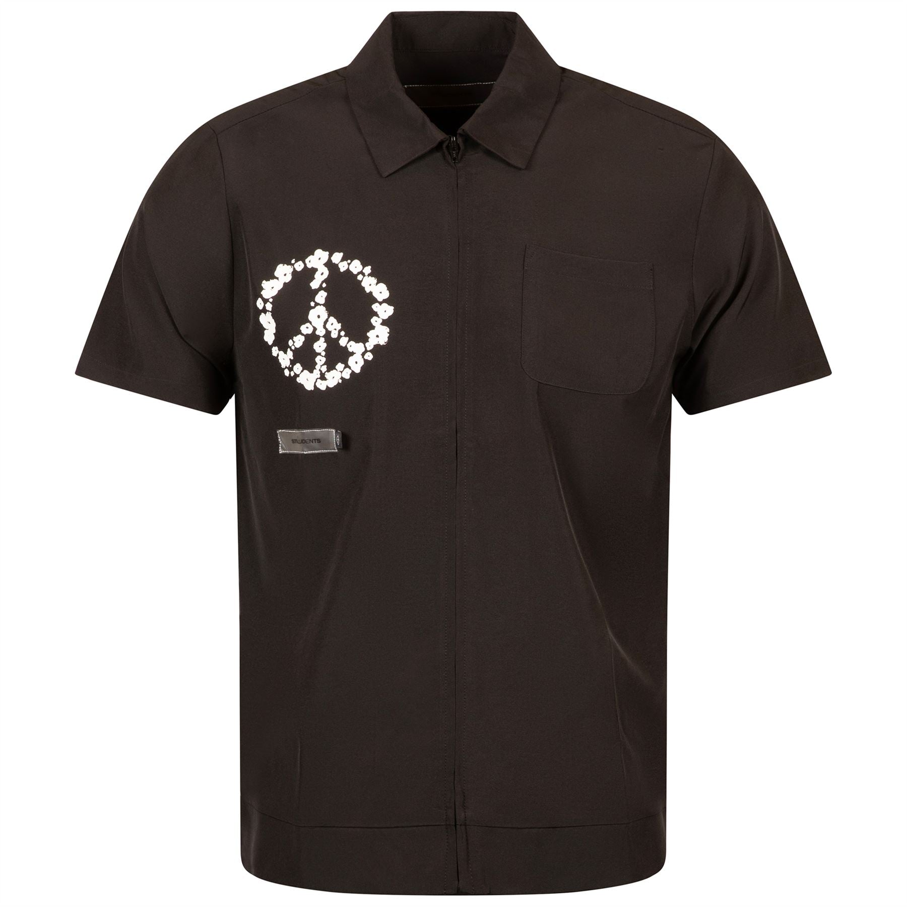 Willard Cotton Poplin Shirt Black