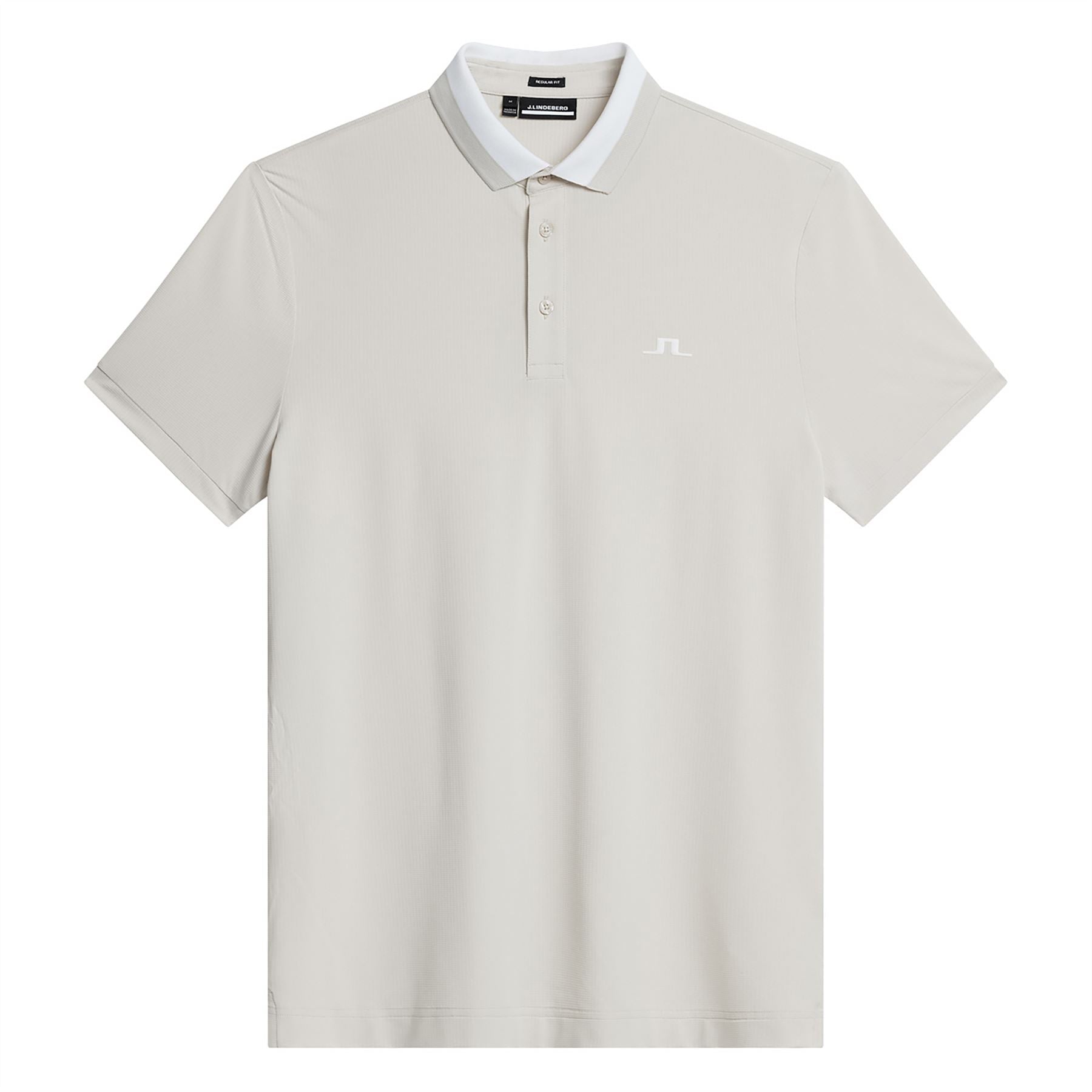 Benji Light Jersey Regular Fit Polo Moonbeam