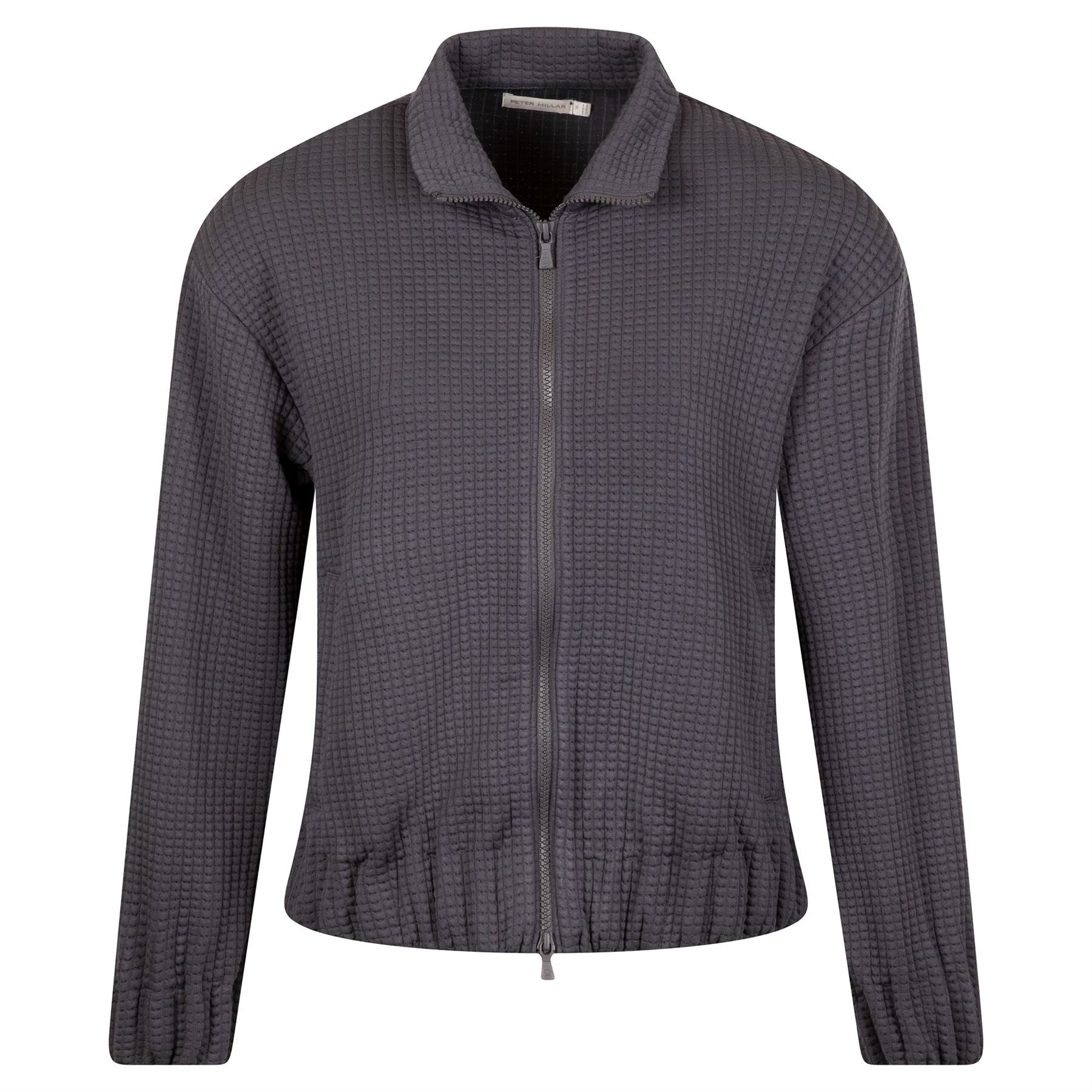 Womens Flora Knit Jacquard Full Zip Mid Layer Graphite