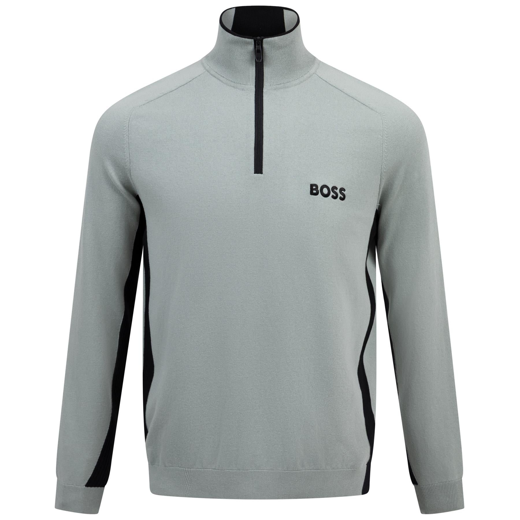 Hydro Quarter Zip Mid Layer Open Green