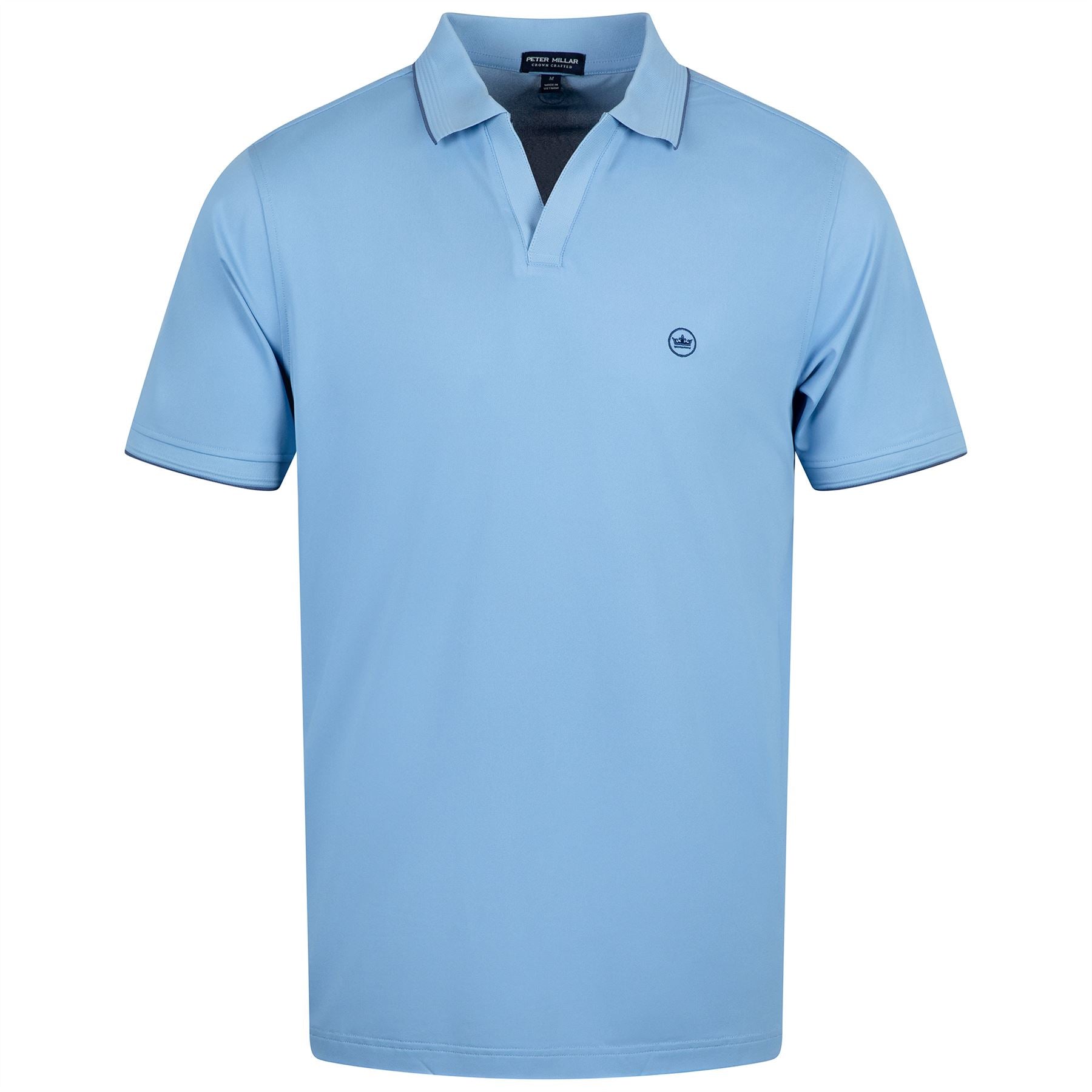 Summertime Performance Mesh Polo Fountain Blue
