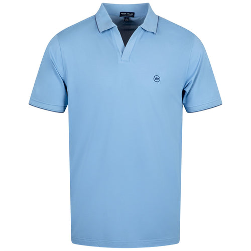 Summertime Performance Mesh Polo Fountain Blue