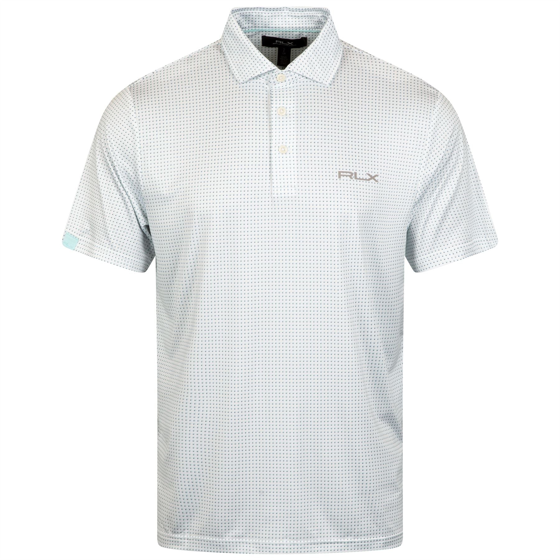 RLX Featherweight Airflow Jersey Polo Aqua Blue