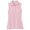Womens Sleeveless Banded Button Polo Palmer Pink