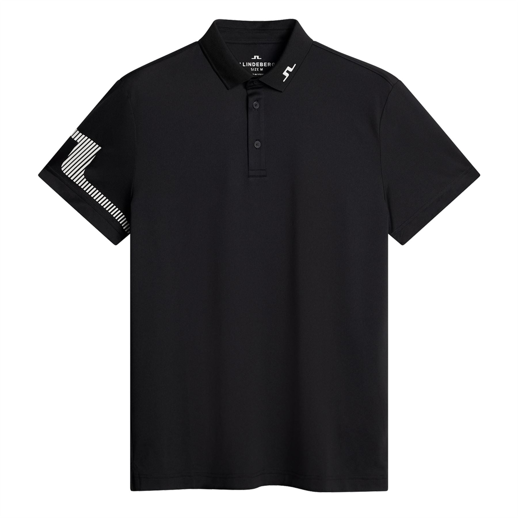 Heath Strike Dry Mesh Polo Black