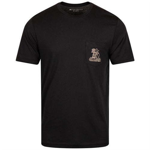 Lost Cave Pocket Tee Black