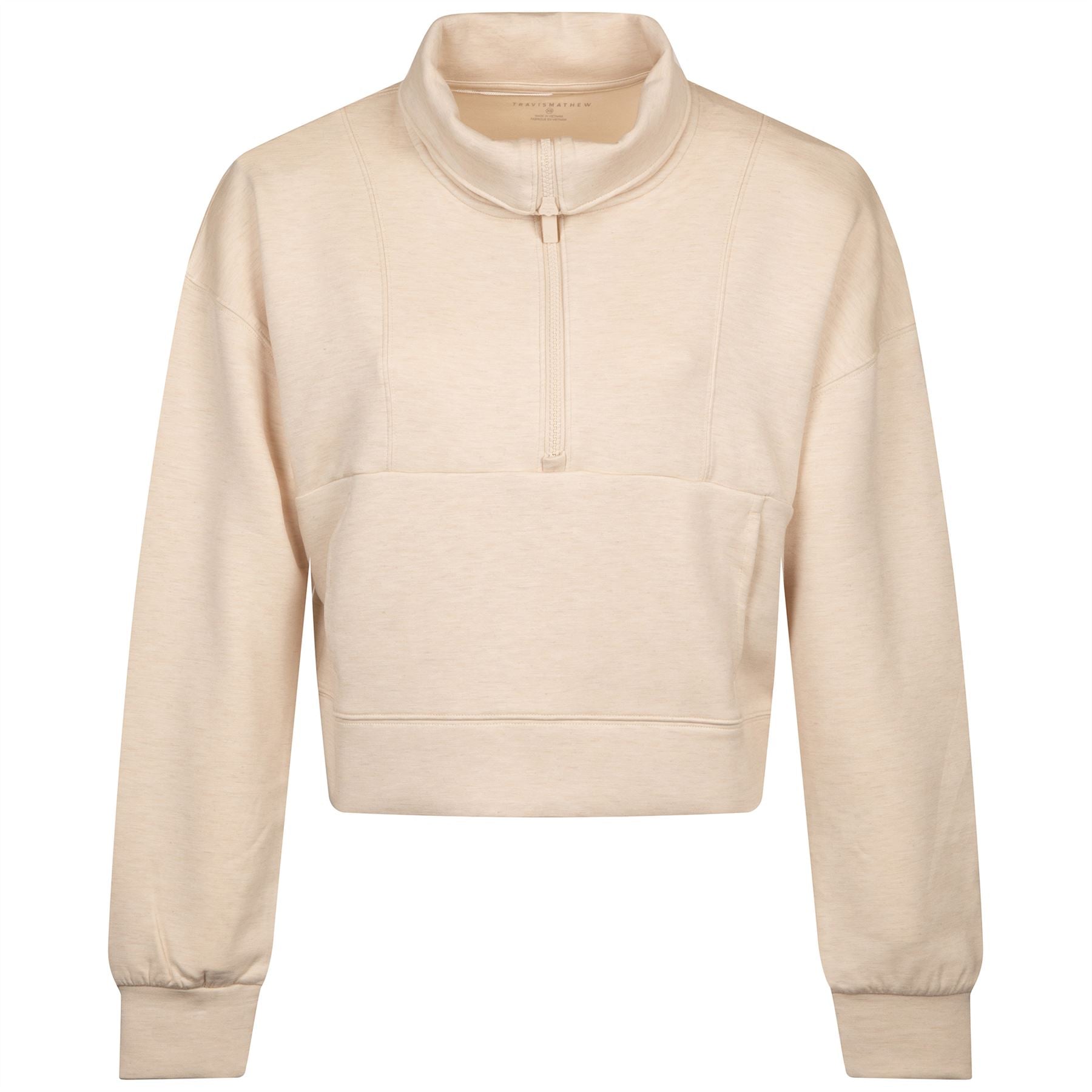 Womens Skyloft Soft Half Zip Jacket Heather Brazilian Sand