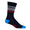 Striped Ribbed Crew Sock Twilight