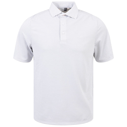 Lee Stripe Stretch Polo Alloy/White