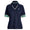 Womens Tailored Fit Cricket Polo Shirt Refined Navy/Course Green/Ceramic White