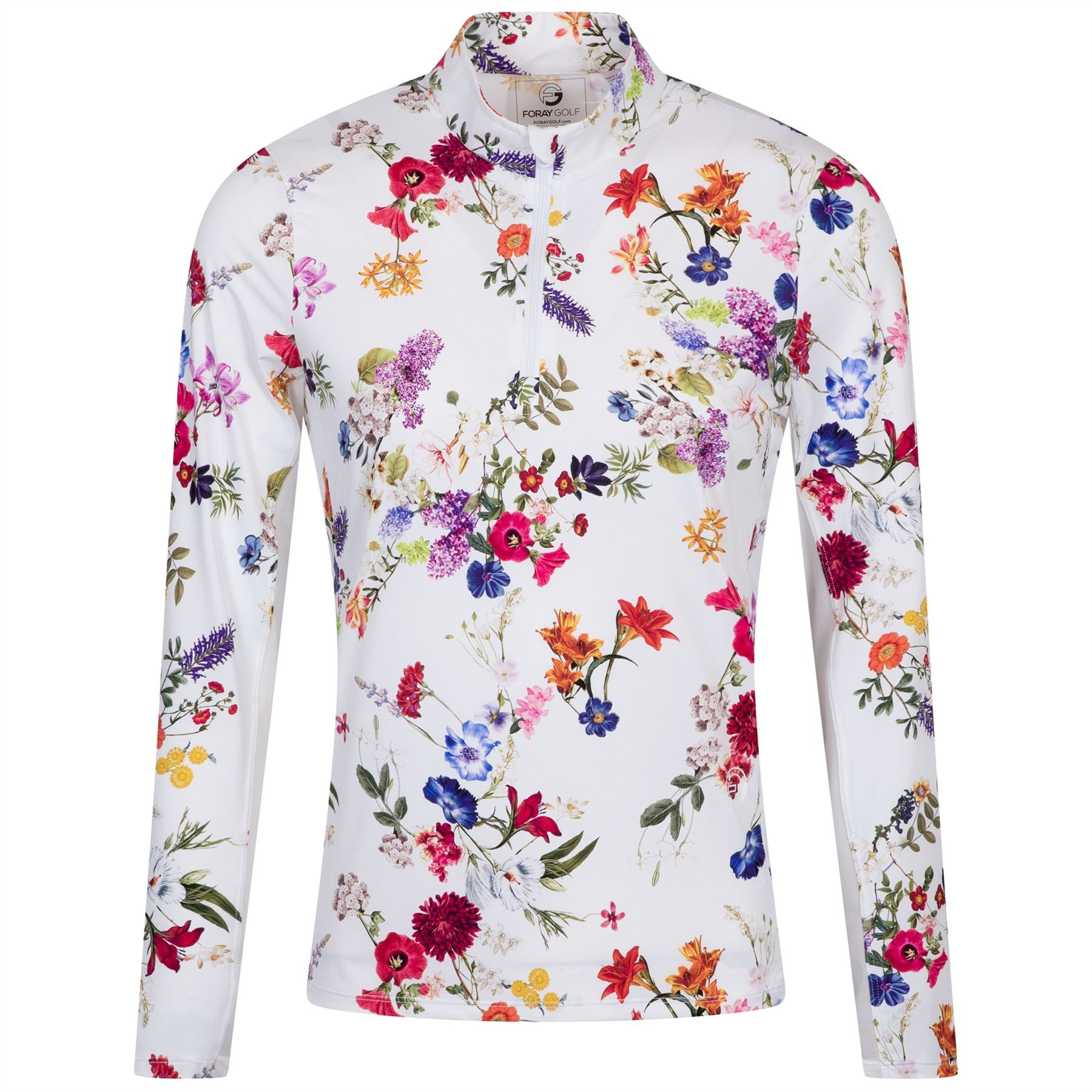 Womens Lightweight Sun Shirt White Floral