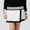 Womens Contrast Sport Skirt White/Black