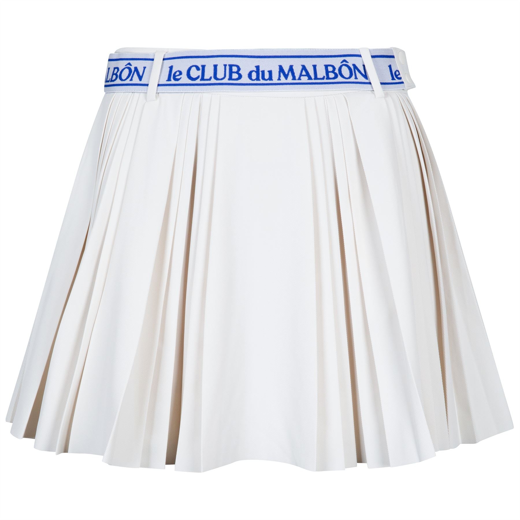Womens Joelle Pleated Skirt Ivory