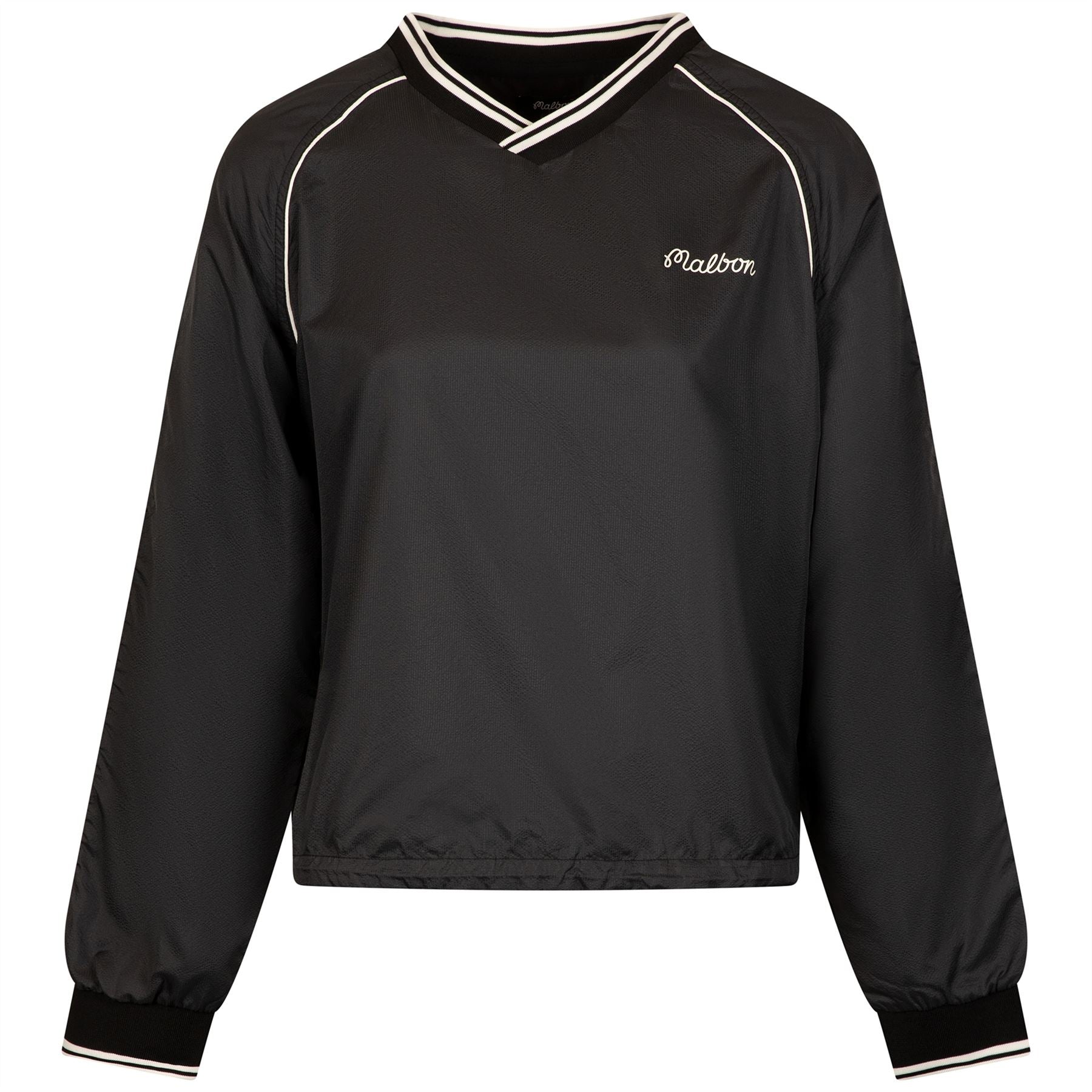 Womens Alessia Windbreaker Pullover Black